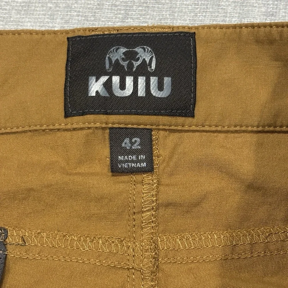 Kuiu Bridger Pants Mens 42x32 Brown Outdoor Hunting Stretch Flawed ***read***